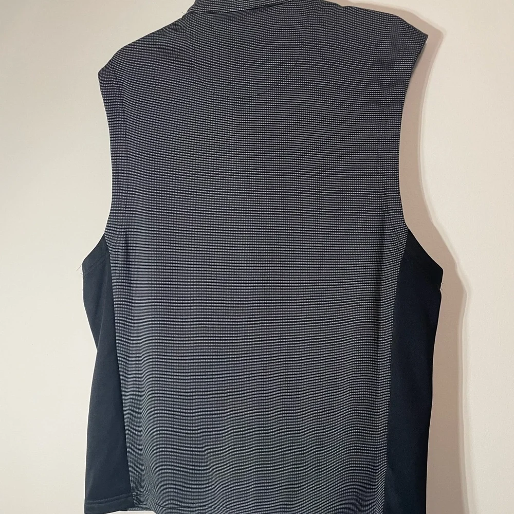 PGA Tour Men's Charcoal and‎ Black Vest~ Size Medium